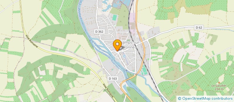 localisation de l'entreprise LA PLACE  CHAMPS-SUR-YONNE