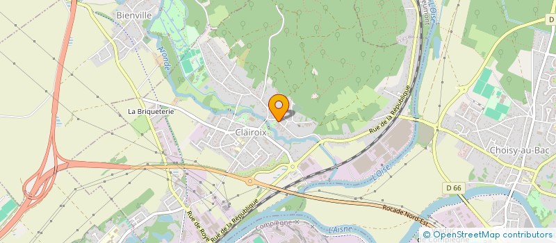 localisation de l'entreprise LA PLACE CARNOT  CLAIROIX