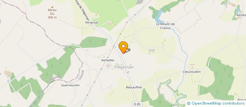 localisation de l'entreprise LA PLACE DES AMI.E.S - PLASENN AR VIGNONED  GLOMEL