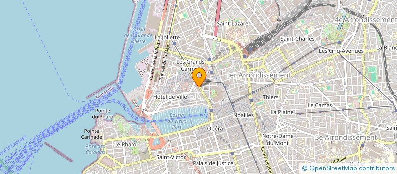localisation de l'entreprise LA PLACE DU SOLEIL à MARSEILLE