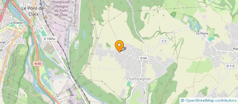 localisation de l'entreprise LA PLACE EN FETE  CHAMPAGNIER