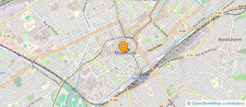 localisation de l'entreprise LA PLACE FITNESS à MULHOUSE