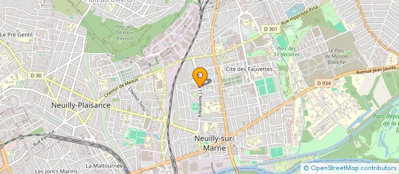 localisation de l'entreprise LA PLACE LB à NEUILLY SUR MARNE