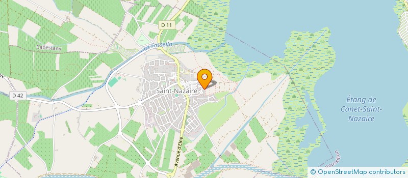 localisation de l'entreprise LA PLACETTE DE CAMILLE  SAINT-NAZAIRE