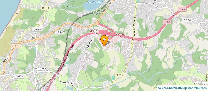 localisation de l'entreprise LA PLAGE à BIDART