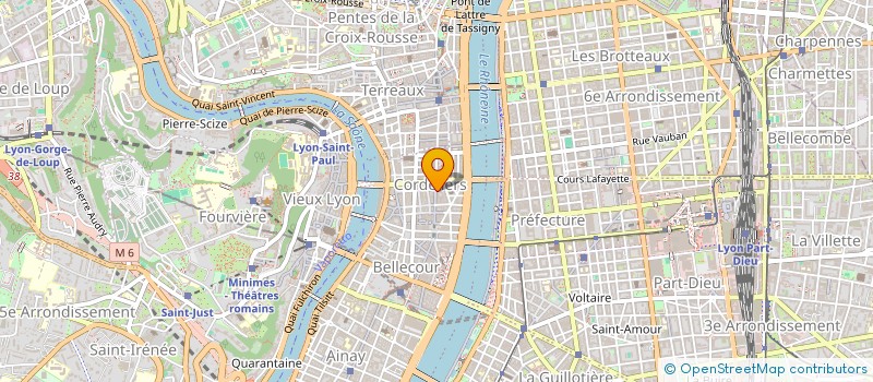 localisation de l'entreprise LA PLAGE à LYON