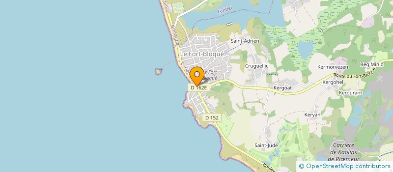 localisation de l'entreprise LA PLAGE à PLOEMEUR