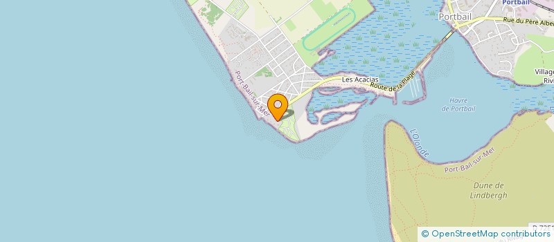 localisation de l'entreprise LA PLAGE  PORT-BAIL-SUR-MER