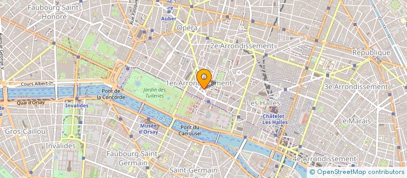 localisation de l'entreprise LA PLAGE DE L'HOTEL MARTINEZ  PARIS