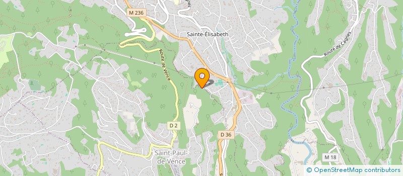 localisation de l'entreprise LA PLAINE 476 à VENCE