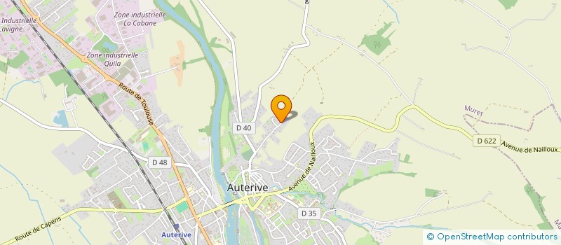 localisation de l'entreprise LA PLAINE  AUTERIVE