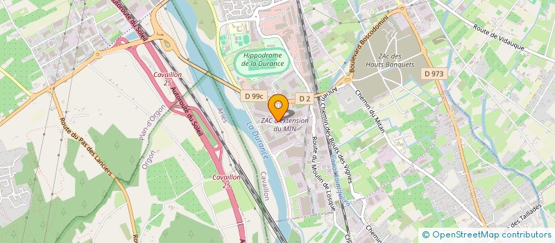 localisation de l'entreprise LA  PLAINE  CAVAILLON