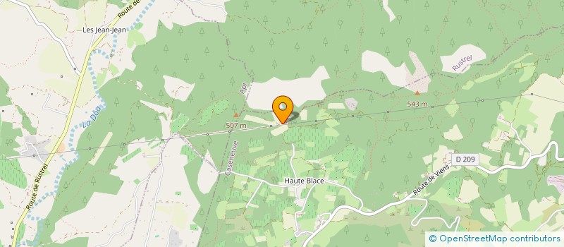 localisation de l'entreprise LA PLAINE  SAINT-MARTIN-DE-CASTILLON