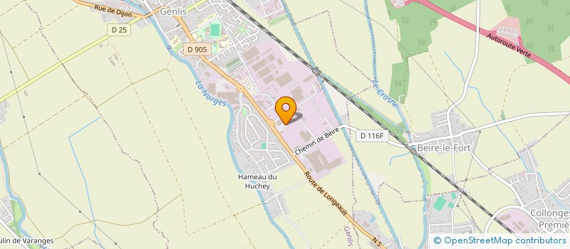 localisation de l'entreprise LA PLAINE à GENLIS