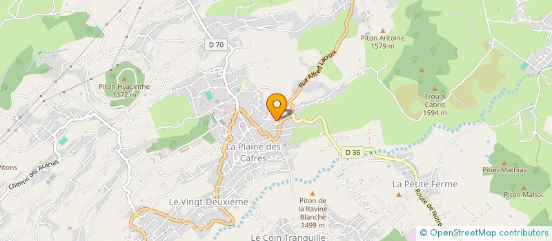 localisation de l'entreprise LA PLAINE  SAINT-PIERRE