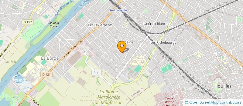 localisation de l'entreprise LA PLAINE à SARTROUVILLE