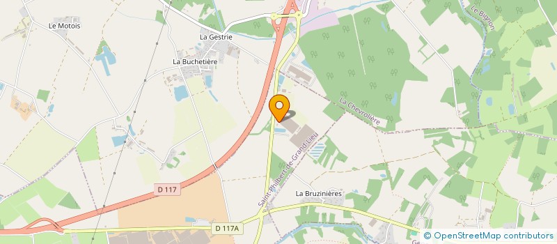 localisation de l'entreprise LA PLAINE à SAINT-PHILBERT-DE-GRAND-LIEU