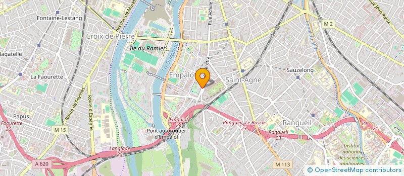 localisation de l'entreprise LA PLAINE  TOULOUSE