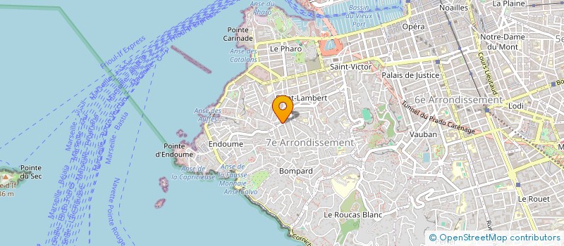localisation de l'entreprise LA PLAINE à MARSEILLE