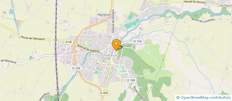 localisation de l'entreprise LA PLAINE DES FONTAINES à CHABEUIL