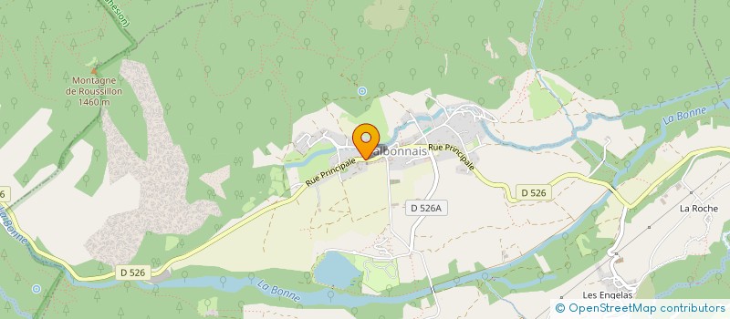 localisation de l'entreprise LA PLAINE DU CHATEAU  VALBONNAIS