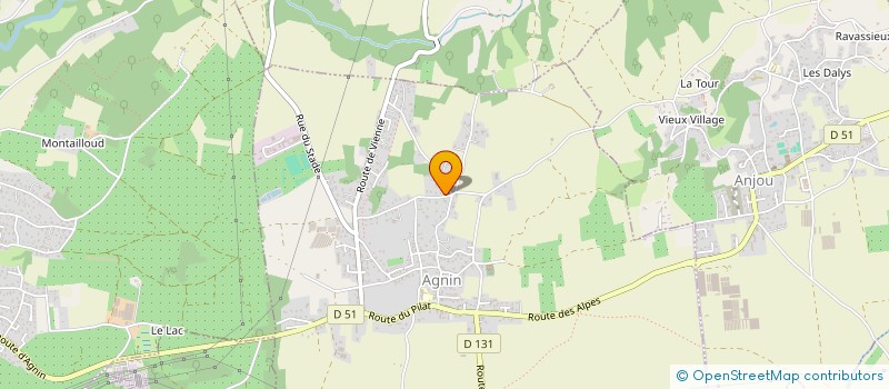 localisation de l'entreprise LA PLAINE ENTENTE  AGNIN