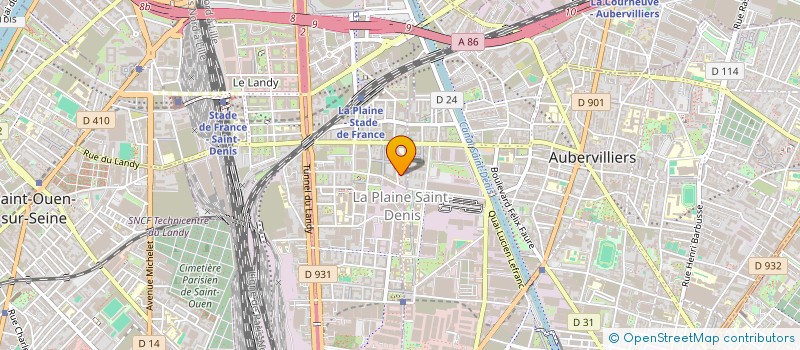 localisation de l'entreprise LA PLAINE EVOLUTION à SAINT-DENIS