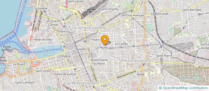 localisation de l'entreprise LA PLAINE FESTIVAL à MARSEILLE