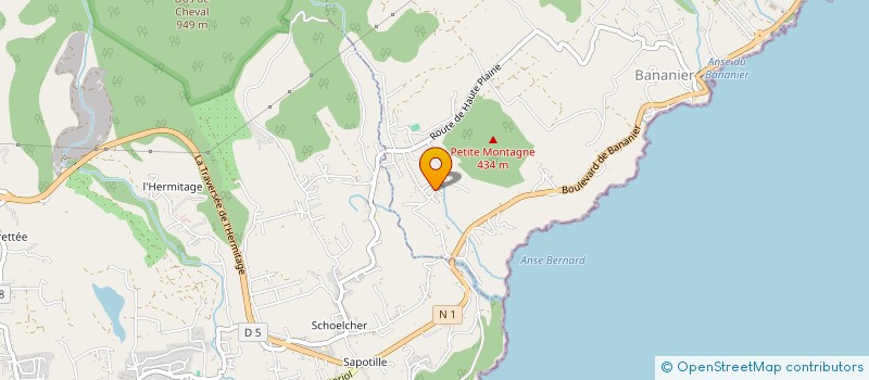 localisation de l'entreprise LA PLAINE INNOV à CAPESTERRE-BELLE-EAU