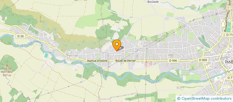 localisation de l'entreprise LA PLAINE PARENTIGNAT  ISSOIRE