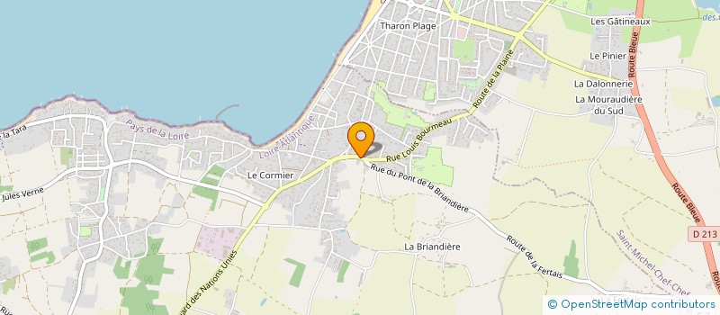 localisation de l'entreprise LA PLAINE - PREFAILLES CA MARCHE à LA PLAINE-SUR-MER