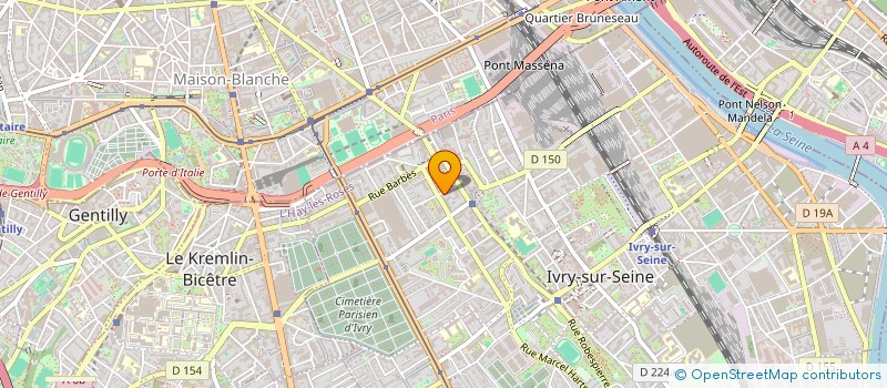 localisation de l'entreprise LA PLAINE PRODUCTION à VITRY-SUR-SEINE