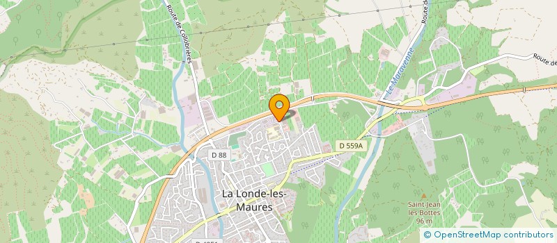 localisation de l'entreprise LA PLAISANCE DE L HIPPOCAMPE  LA LONDE-LES-MAURES