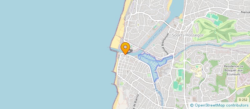 localisation de l'entreprise LA PLANCHA à CAPBRETON