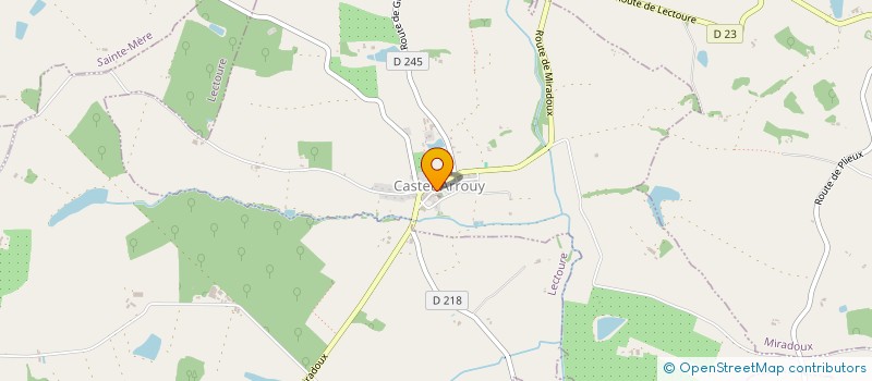 localisation de l'entreprise LA PLANCHA  CASTET-ARROUY