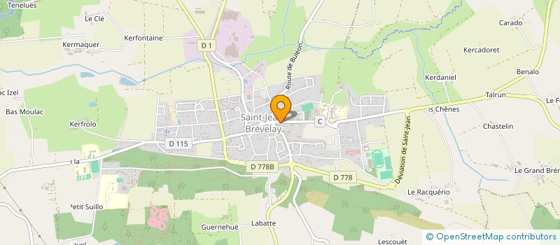 localisation de l'entreprise LA PLANCHE BREVELAISE  SAINT-JEAN-BREVELAY