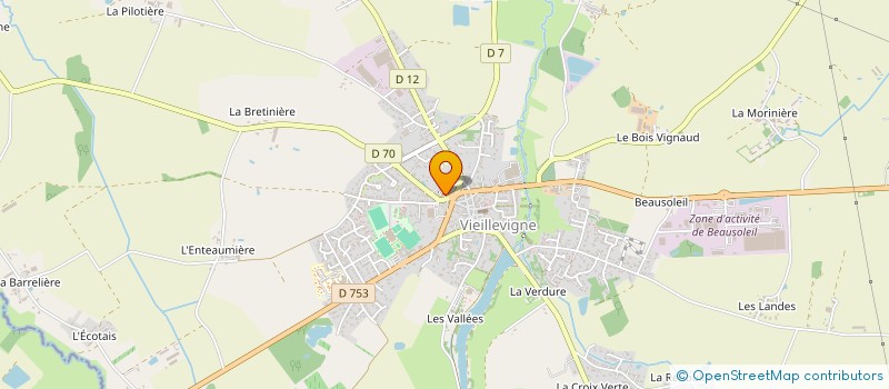 localisation de l'entreprise LA PLANCHE-VIEILLEVIGNE BASKET  VIEILLEVIGNE