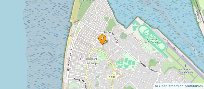 localisation de l'entreprise LA PLANCHETTE à LE TOUQUET-PARIS-PLAGE
