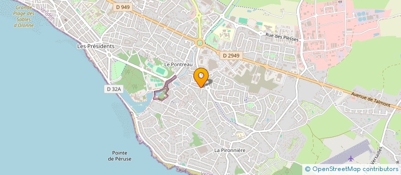 localisation de l'entreprise LA PLANCHETTE à LES SABLES-D'OLONNE