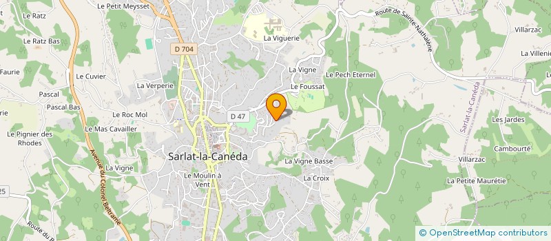 localisation de l'entreprise LA PLANE à SARLAT-LA-CANEDA