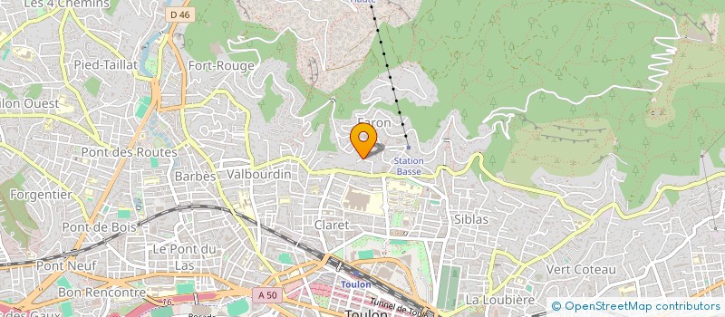 localisation de l'entreprise LA PLANETE  TOULON