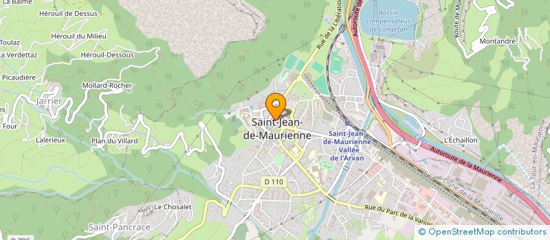 localisation de l'entreprise LA PLANETE AUX MERVEILLES à SAINT-JEAN-DE-MAURIENNE