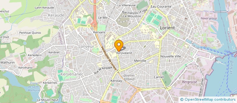 localisation de l'entreprise LA PLANETE D'HIPPO-POUM  LORIENT