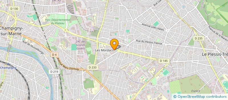 localisation de l'entreprise LA PLANETE DE DEMAIN  CHAMPIGNY-SUR-MARNE