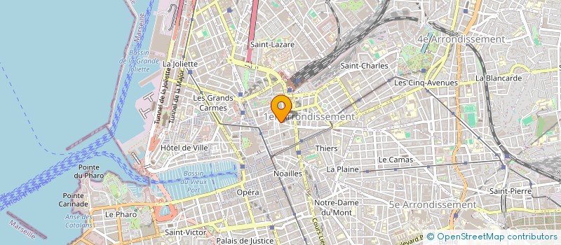 localisation de l'entreprise LA PLANETE DES AFFAIRES à MARSEILLE