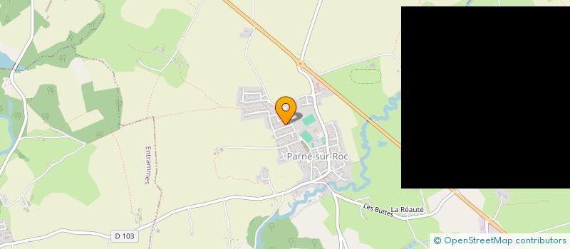 localisation de l'entreprise LA PLANETE DES BOUT'CHOUS  PARNE-SUR-ROC