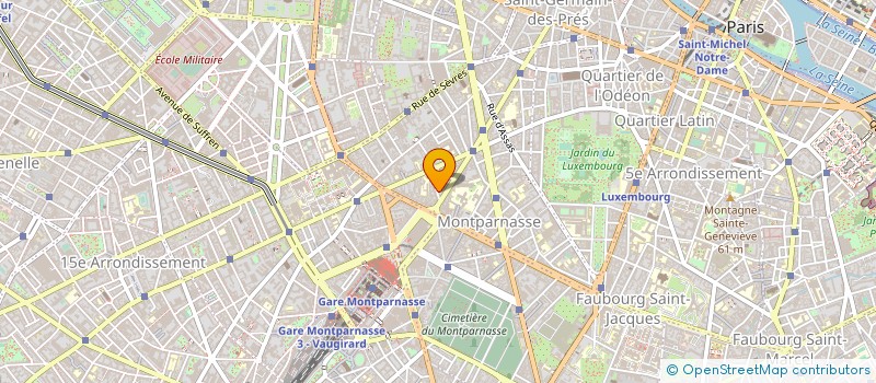 localisation de l'entreprise LA PLANETE DESSIN  PARIS