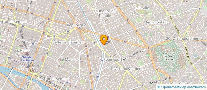 localisation de l'entreprise LA PLANETE MARS  PARIS