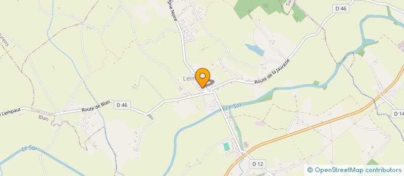 localisation de l'entreprise LA PLANETO  PUYLAURENS