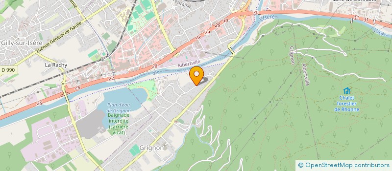 localisation de l'entreprise LA PLANQUE  GRIGNON